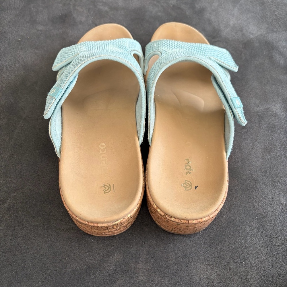 Spenco Light Blue Orthotic Slide Sandals – Women’s 10B - Picture 3 of 6